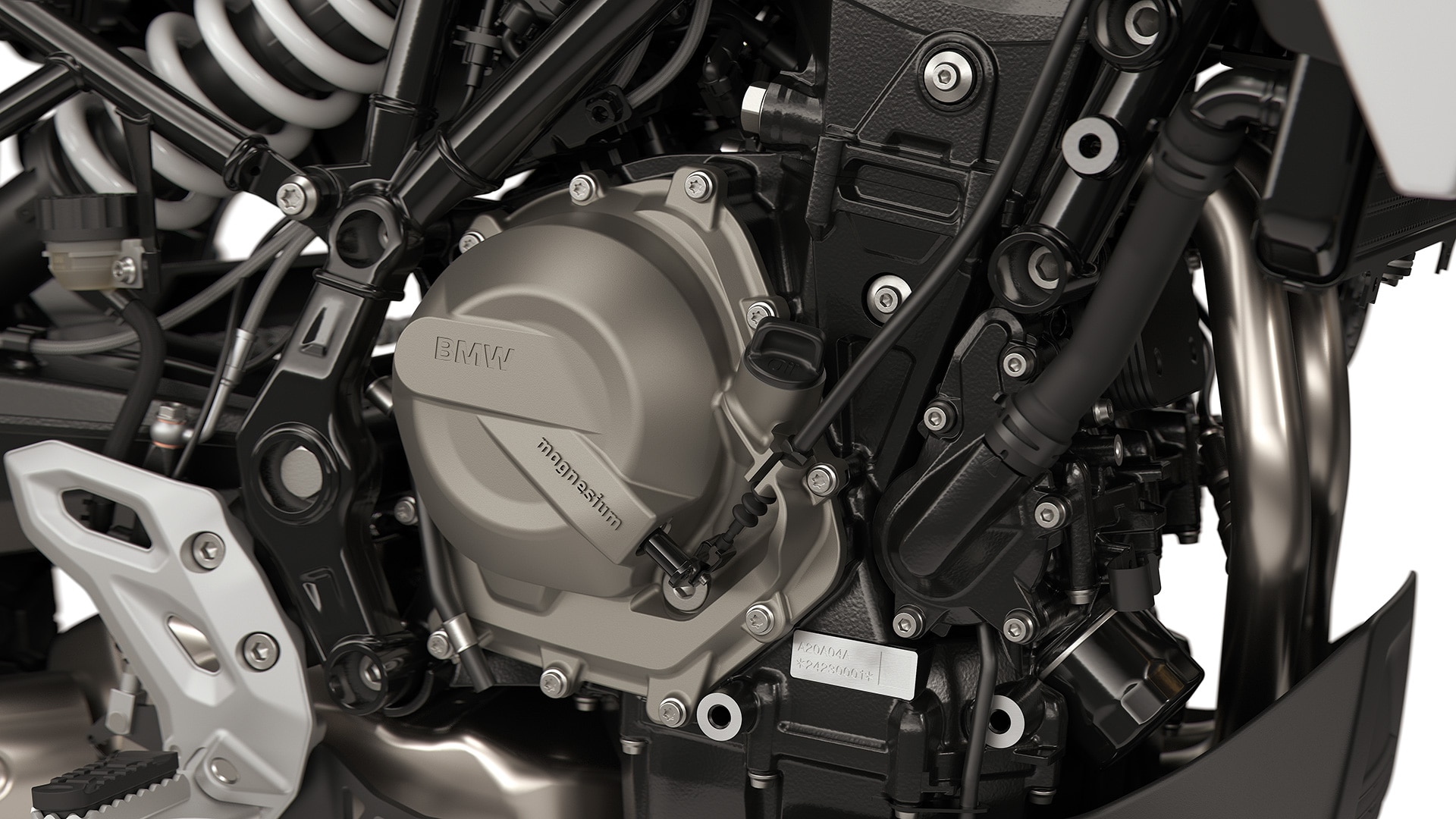 The newly developed two-cylinder engine of the F 450 GS from BMW Motorrad