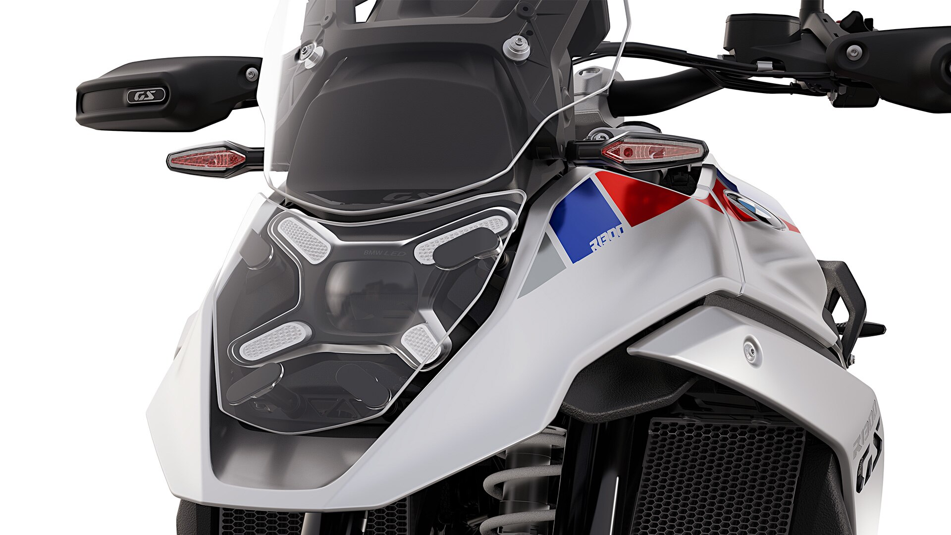 The front of the R 1300 GS Trophy from BMW Motorrad