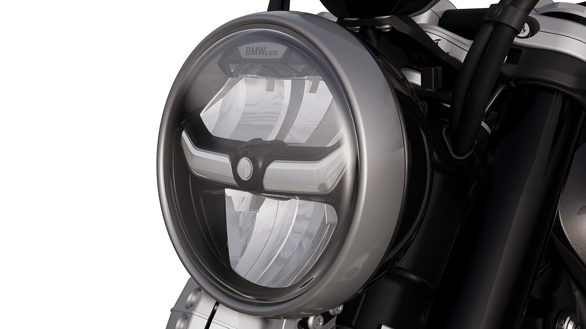 The R 12 from BMW Motorrad with LED headlights and daytime running light
